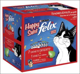 Happy Saint Felix 2021 - 5 balles de friandises (Purina)