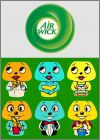 Petits personnages - 6 Magnets - Air Wick - 1995