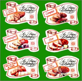 Les Pains d'Autrefois - 6 magnets - 2000