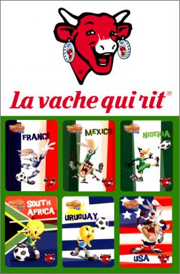 Looney Tunes Active 6 magnets La Vache qui rit 2010 Belgique