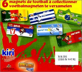 Looney Tunes Active - 6 Magnets - Kiri - 2010 - Belgique