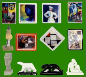 Art moderne - 12 F�ves Brillantes - Prime - 2017