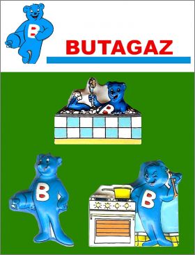 3 magnets - Butagaz - 1990