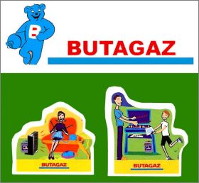 2 magnets - Butagaz - 1995