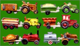 Tracteurs et remorques - 12 F�ves Brillantes - Prime - 2007