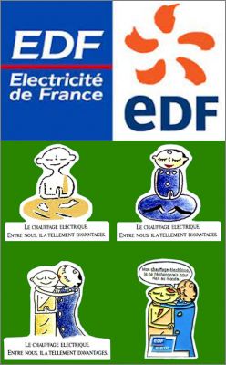 Le chauffage �lectrique - 4 magnets - EDF Habitat - 1991