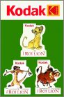 Le Roi Lion - Walt Disney - 3 magnets - Kodak  - 1995