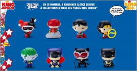 Justice League - 8 Figurines - Burger King - 2021