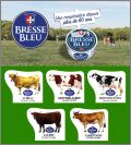 Races de vaches - 5 Magnets - Bresse Bleu - 2010