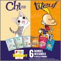 Chi une vie de chat /Titeuf - 6 BD - P'tit Bucket - KFC 2021