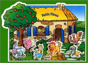 La ferme - 6 magnets animaux - Petits Filous de Yoplait 1993