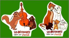 Aristochats - 2 magnets - Coca-Cola - 1994