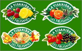 Les Fruisanes - 4 magnets - La Tisanire - 1998