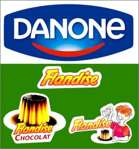 Flandise - 3 Magnets - Danone - 1990