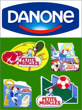 Petits Muscls - 4 Magnets - Danone - 2000