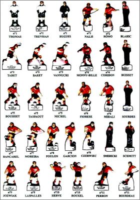 En avant de Guingamp EAG - 31 Fves Brillantes - Alcara 1998