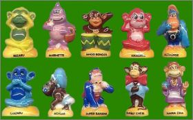 Singes Humoristiques - 10 Fves - Alcara - Epi Folie - 2008