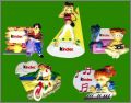 Enfants -  5 magnets - Kinder - 1990