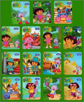 Dora pirates - 15 Magnets - Danone - 2005 - Pays-Bas