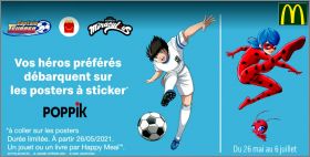 Poppik Captain Tsubasa Miraculous Happy Meal Mc Donald 2021