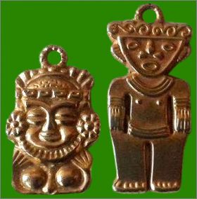 Les Incas - 2 Fves 2D Dores - 1990