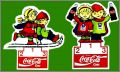 J. O. d'hiver Norvège Lillehammer - 2 magnets Coca-Cola 1994