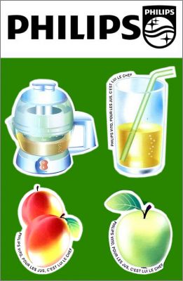 Philips Vito Pour les jus, c'est lui le chef  4 magnets 2014