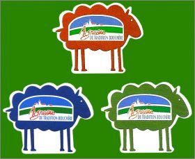 Agneau de Tradition Bouchre - 3 magnets - 2008