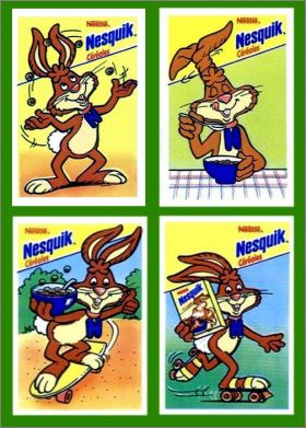 4 magnets - Nesquik crales - 1re srie - Nestl - 1990