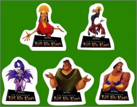 Ein Knigreich fr ein Lama - Walt Disney - 5 magnets - 2000