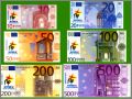 Billets en Euros - 6 magnets - U (Hyper / Super) 2002