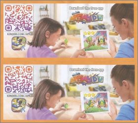 Fruits cratifs - Kinder Mixart - VV081 et VV248 - 2021