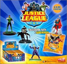 Justice League - 14 Figurines 3D - Edibas - 2013