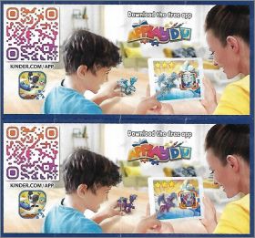 Dragons de doigts - Kinder gomove - VU080 et VU275 - 2021