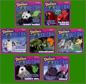 Danimals World Zoo - 7 Magnets Danone (Dannon) 2009 - USA