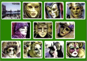 Venise le Carnaval - 11 Fves Brillantes Royal Ceram - 2014