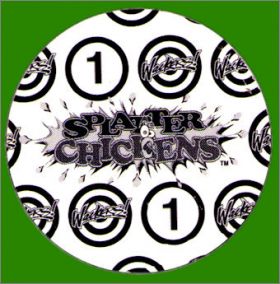 Splatter Chicken - 12 Pogs Wackers + 1 variante - 1995