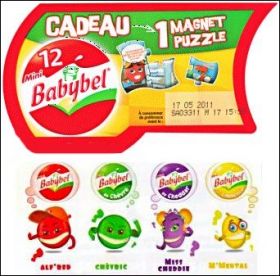 Panique  Bab' City - 4 Magnets Babybel - 2011