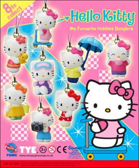 Hello Kitty Hobbies danglers - Tomy