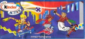 Lanceur d'hlice - Kinder Active -  UN087  UN089 - 2010