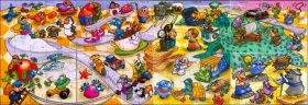 Puzzles personnages Kinder Surprise K02 104  K02 111
