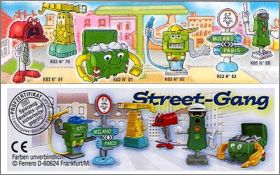 Mobilier urbain (Kinder Surprise) K03-79  K03-84