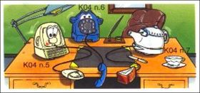 Ordinateur, Tlphone, Thire (Kinder) K04-5  K04-7