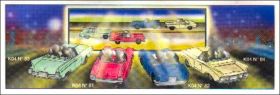 Voitures dcapotables au drive-in - Kinder - K04-81  K04-84