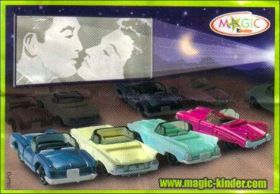 Voitures dcapotables au drive-in - Kinder - 2S-371  2S-374
