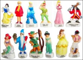Hros & Princesses de Disney 12 Fves Brillantes Alcara 2005