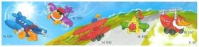 Avions oiseaux - (Kinder Surprise) -K00-102 � K00-107