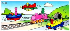 Craies Grasses - Kinder surprise - K98-5 � K98-8 - 1997