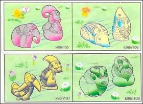 Double face - (Kinder Surprise) - K98-105 � K98-108