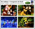 Mickey, il tait deux fois (Disney ) 4 Magnets de Nol  2012